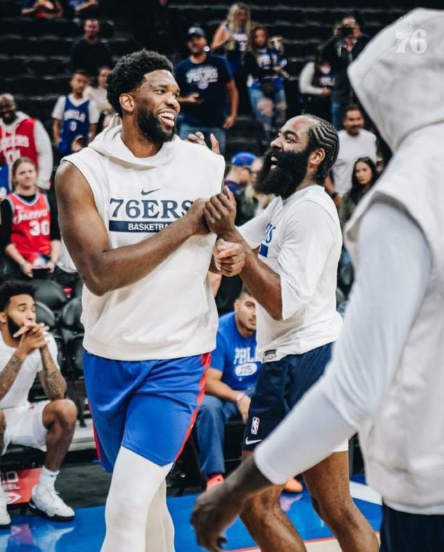 76人，篮网，哈登！