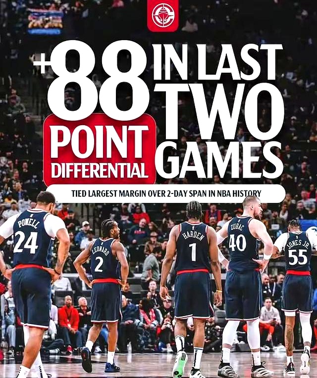 哈登三巨头联手，逆转取胜得分突破，快船冲击季后赛！的简单介绍